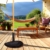 Relaxdays Sonnenschirmständer halbrund, für Schirmstangen 34-50 mm, wetterfest, Blumen Design, Garten & Balkon, schwarz - 6