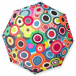 Remember Unisex – Erwachsene Rondo Taschenschirm, Bunt, geschlossen 29 cm, Ø 5,5 cm. Maße geöffnet: Länge 58 cm, Ø 100 cm - 1