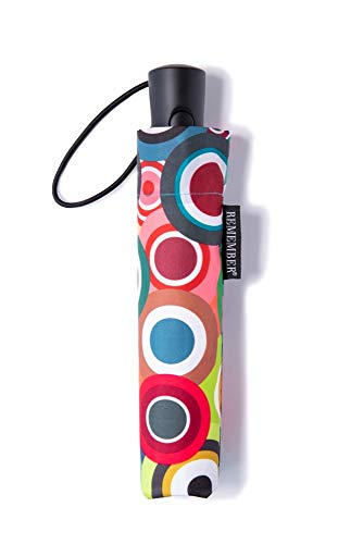 Remember Unisex – Erwachsene Rondo Taschenschirm, Bunt, geschlossen 29 cm, Ø 5,5 cm. Maße geöffnet: Länge 58 cm, Ø 100 cm - 5