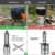 TOMSHOO Holzofen Tragbar Hobo Ofen Campingkocher Holzvergaser Klapp und Winddicht Kompakt Edelstahl Herd für Outdoor Camping Picknick BBQ - 4