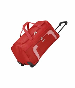 Travelite 2-Rad Trolley Reisetasche, Gepäck Serie ORLANDO: Klassische Weichgepäck Reisetasche mit Rollen im zeitlosen Design, 098481-10, 73 Liter, 2,7 kg, rot - 1