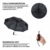 VON HEESEN Regenschirm sturmfest bis 140 km/h - inkl. Schirm-Tasche & Reise-Etui - Taschenschirm mit Auf-Zu-Automatik, klein, leicht & kompakt, Teflon-Beschichtung, windsicher, stabil (Schwarz) - 7