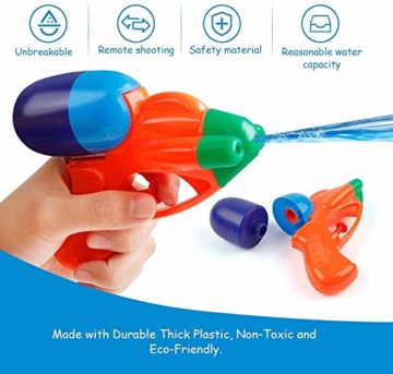 wasserpistole klein,wasserpistolen set,wasserpistole spielzeug,wassergewehr für erwachsene kinder,water gun,water blaster,wasserpistole für garten und strand,wasserspritzpistolen (12 Stück) - 5