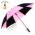 ZOMAKE 157cm Automatische Öffnen Golf Schirme Extra große Übergroß Doppelt Überdachung Belüftet Winddicht wasserdichte Stock Regenschirme (Schwarz/Rosa) - 1