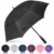 ZOMAKE Golf Regenschirm, Premium Qualität, 157cm Groß, Sturmsicher, Automatik - Automatisch zu öffnen, Regen- und Windresistent Golfschirme(Schwarz) - 1