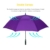 ZOMAKE Golf Regenschirm, Premium Qualität, 157cm Groß, Sturmsicher, Automatik - Automatisch zu öffnen, Regen- und Windresistent Golfschirme(Violett) - 4