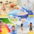 2er Pack wasserpistole ,Reichweite 9 Meter ,wasserpistole mit großer reichweite,wasserpistole spielzeug,wassergewehr für erwachsene kinder, Sommer Strand Pool Spielzeug für Kinder Erwachsener - 2