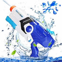 EPCHOO Wasserpistole, 2000ml Groß Water Blaster Water Gun Spielzeug mit 8-10 Meter Reichweite für Party Blaster Badestrand Sommer Pool Wasserschütze Wasserspielzeug - 1