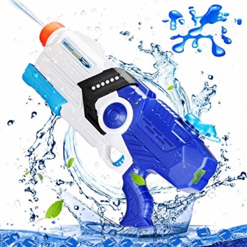 EPCHOO Wasserpistole, 2000ml Groß Water Blaster Water Gun Spielzeug mit 8-10 Meter Reichweite für Party Blaster Badestrand Sommer Pool Wasserschütze Wasserspielzeug - 1