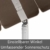 HENGMEI 200cm Sonnenschirm Marktschirm Strandschirm Gartenschirm Ampelschirm Balkonschirm Kurbelschirm Neigbar Terrassenschirm, Taupe … - 6