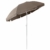 HENGMEI 200cm Sonnenschirm Marktschirm Strandschirm Gartenschirm Ampelschirm Balkonschirm Kurbelschirm Neigbar Terrassenschirm, Taupe … - 1