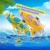 infinitoo 2 Stück Wasserpistole Spritzpistolen Set 200ml Water Gun mit 8-10 Meter Reichweite Blaster Spielzeug für Kinder Party Strand Pool etc. - 3