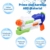 infinitoo Wasserpistole Spritzpistole Water Gun mit 1000ml Wassertank, 8-10 Meter Reichweite Blaster Spielzeug für Kinder, Erwachsene Party Garten Strand Pool etc. - 4