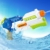 infinitoo Wasserpistole Spritzpistole Water Gun mit 1000ml Wassertank, 8-10 Meter Reichweite Blaster Spielzeug für Kinder, Erwachsene Party Garten Strand Pool etc. - 8