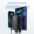 JIGA Powerbank 30000mAh Externer Akku Tragbares Ladegerät USB C Power Bank mit Taschenlampe, 3 Eingängen und 3 Ausgängen Handy-Ladegerät Akku Kompatibel mit iPhone, Samsung, Huawei, iPad usw - 2