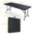 KESSER® Buffettisch Tisch klappbar Kunststoff 180x75 cm Rattan Optik Campingtisch Partytisch Klapptisch Gartentisch für Garten Terrasse und Balkon zusammenklappbar 6 Personen ink. Tragegriff Anthrazit - 3