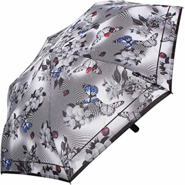 Knirps Regenschirm Slim Duomatic - klein und leicht mit Auf-Zu Automatik (Japan) - 1