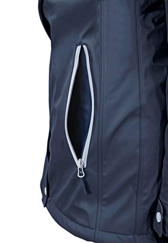 MADSea Damen Regenmantel Friesennerz dunkelblau wasserdicht, Farbe:Navy, Größe:52 - 8