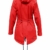 MADSea Damen Regenmantel Friesennerz rot wasserdicht, Farbe:rot, Größe:44 - 4