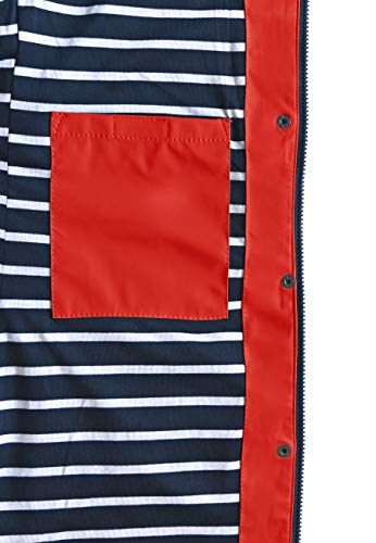 MADSea Damen Regenmantel Friesennerz rot wasserdicht, Farbe:rot, Größe:44 - 5