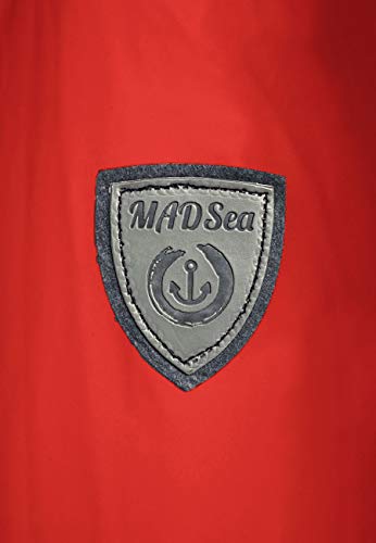 MADSea Damen Regenmantel Friesennerz rot wasserdicht, Farbe:rot, Größe:44 - 7