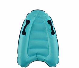maimai Aufblasbares Surfbrett für Wasserrutschen, Leichtes Bodyboard, Kinder-Bodyboard mit Griffen, Bodyboard-Surfbrett, Board für Schwimmbad, Surfbretter Schwimmen (Blau) - 1