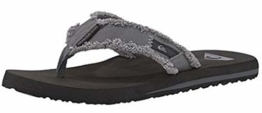Quiksilver Herren Monkey Abyss Badeschuhe, Grau (Sohle: Schwarz / Obermaterial: Grau), 45 EU - 1