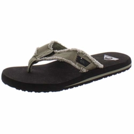 Quiksilver Herren Monkey Abyss Zehentrenner, Schwarz (Green/Black/Brown XGKC), 40 - 1