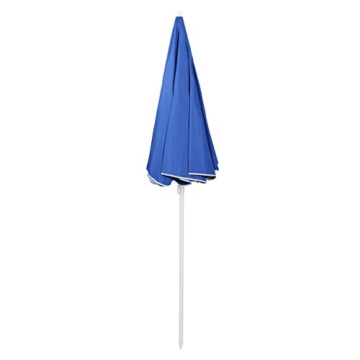 Sekey® Sonnenschirm 160 cm Marktschirm Gartenschirm Terrassenschirm Blau Rund Sonnenschutz UV20+ - 3