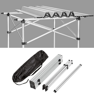 TecTake Klapptisch Campingtisch Gartentisch Campingmöbel - Diverse Modelle - (70x70x70cm (Model 401169)) - 7