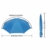 Xpccj Regenschirmhut Kappe Angelkappe Strandschirm Regenschirm Regenschirm Hut Faltbare Kopfbedeckung Kopfbedeckung für Sommer Zeit Outdoor, nicht null, blau, 80 cm - 4