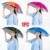 Xpccj Regenschirmhut Kappe Angelkappe Strandschirm Regenschirm Regenschirm Hut Faltbare Kopfbedeckung Kopfbedeckung für Sommer Zeit Outdoor, nicht null, blau, 80 cm - 8