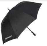 XXL Dunlop Regenschirm 130 cm Stockschirm Partnerschirm Golf Schirm Umbrella, Regenschirm:schwarz - 1