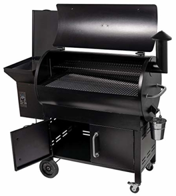 ACTIVA Grill Pelletsmoker EL Salvador XXL Grillwagen Pellet Smoker BBQ Barbeque Räuchern Smoken Räucherofen, Pellet-Smoker, inkl. 10 KG Pellets - 4