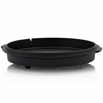 BBQ-Toro Dutch Oven Premium Serie I bereits eingebrannt - preseasoned I Verschiedene Größen I Gusseisen Kochtopf I Bräter mit Deckelheber - 6