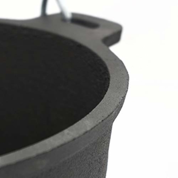 BBQ-Toro Dutch Oven Premium Serie I bereits eingebrannt - preseasoned I Verschiedene Größen I Gusseisen Kochtopf I Bräter mit Deckelheber - 7