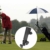 Dwawoo Golf Schirmhalter Golf Regenschirm Halter, Universeller Regenschirmhalter Golf Kunststoff Golf Push Cart Golfschirm Halter Trolley Regenschirm Halter für Golf Training Golf Ausrüstung - 5