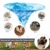 Idepet Hunde Pfote Reiniger,Haustier Pfotenreiniger mit Handtuch Dog Paw Cleaner für Hunde Katzen Massage Pflege Schmutzige Klauen (Grün) - 5