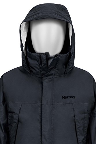 Marmot PreCip Regenjacke für Jungen, leicht, wasserdicht, Tiefschwarz, Größe S - 5