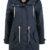 OXMO Jolina Damen Regenmantel Regenjacke Übergangsjacke, Größe:M, Farbe:Insignia Blue (194010) - 1