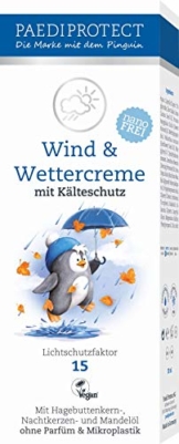 PAEDIPROTECT Wind & Wettercreme für Babys, Kinder und Erwachsene (1x30ml) mit Lichtschutzfaktor 15 - 1