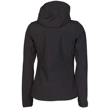 Planam Damen Sofshell Jacke Winter Unit, größe XS, schwarz / rot / mehrfarbig, 3735040 - 4