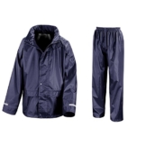 Result Kinder Regenanzug (Hose und Jacke) wasserdicht ,Navy, M M / 122/128,Navy - 1