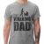Shirtracer The Walking Dad Herren T-Shirt und Männer Tshirt (L, Grau Meliert) - 1