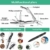 Survival Kit 24 in 1, Außen Erste Hilfe Set Männer, Freund, Ehemann, Papa oder Vater ideal Vatertagsgeschenk, für Wandern, Camping, Outdoor-Abenteuer - 5