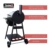 TAINO XL Smoker Bayamo BBQ GRILLWAGEN Holzkohle Grill Grillkamin Standgrill Räucherofen Grilllok - 2