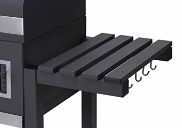 Tepro Grillwagen Toronto XXL Holzkohlegrill, Anthrazit/Edelstahl - 11