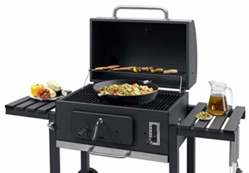 Tepro Grillwagen Toronto XXL Holzkohlegrill, Anthrazit/Edelstahl - 8