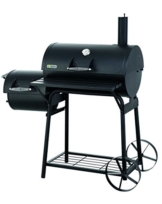 Tepro Holzkohlengrill Smoker Biloxi, Schwarz - 1