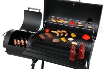 Tepro Holzkohlengrill Smoker Biloxi, Schwarz - 12